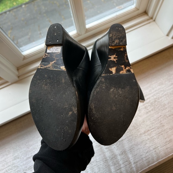 Betsey Johnson Black Leather Ryderrr Ankle Boot - Picture 5 of 6